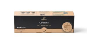 Kavos kapsulės Tchibo Cafissimo Caffe Crema | DECAFFEINATO - be kofeino 1