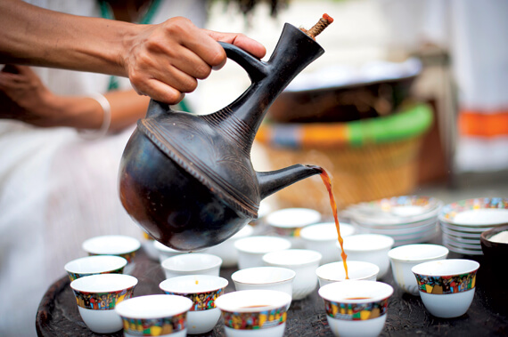 Etiopijos tradicinis kavinukas
