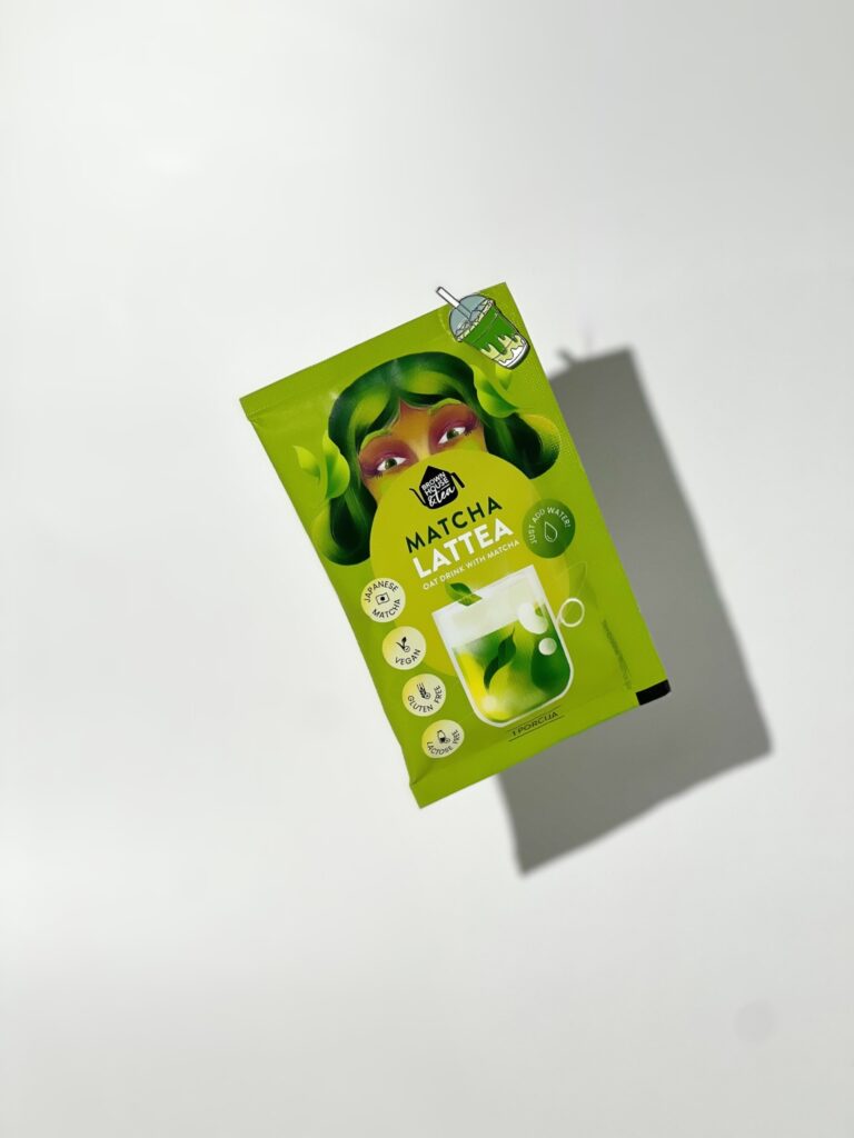 Viena porcija matcha latte
