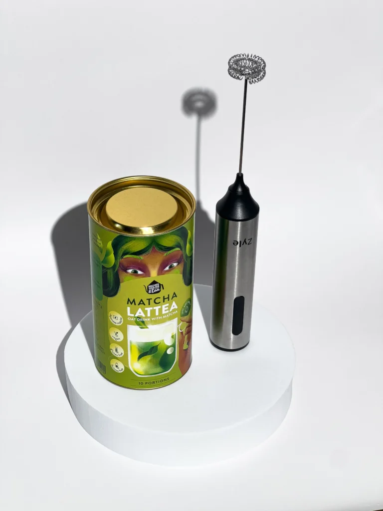 Matcha Latte Zyle plaktuvas
